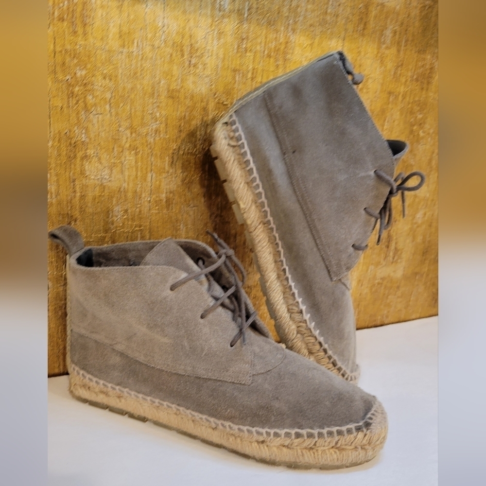 Balenciaga Espadrille Ankle  Suede Boot Women's Size 36 EU / 6 US